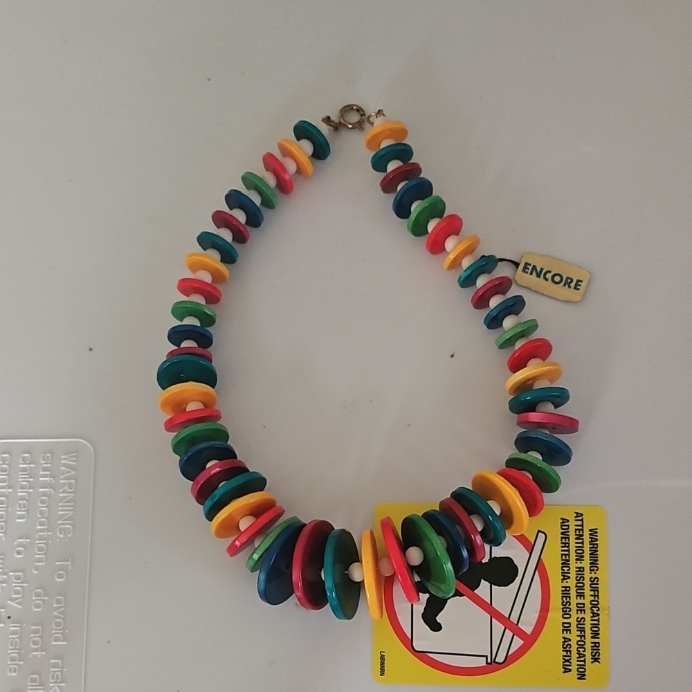 Encore Jeans Multicolor Beaded Necklace